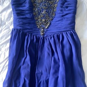 Royal blue formal dress, size 4